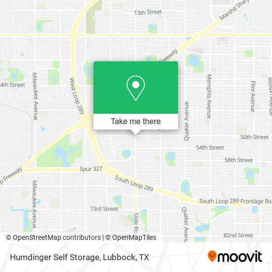 Mapa de Humdinger Self Storage