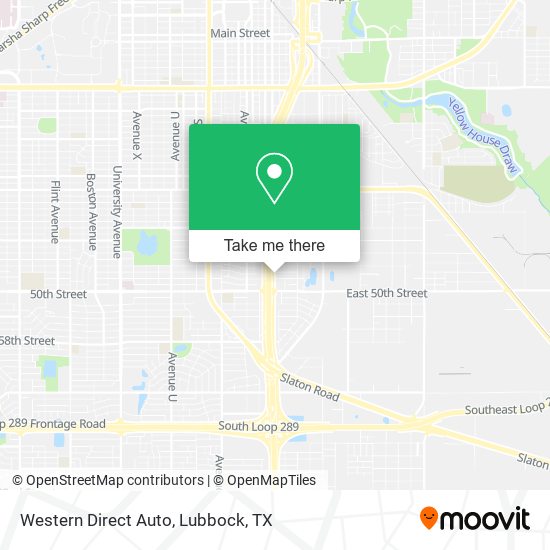 Mapa de Western Direct Auto