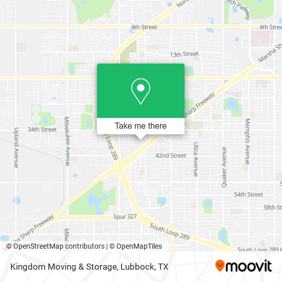 Kingdom Moving & Storage map
