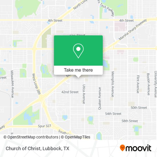 Mapa de Church of Christ