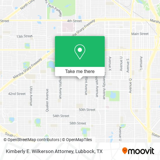 Kimberly E. Wilkerson Attorney map