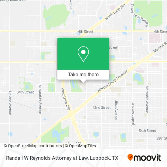 Mapa de Randall W Reynolds Attorney at Law
