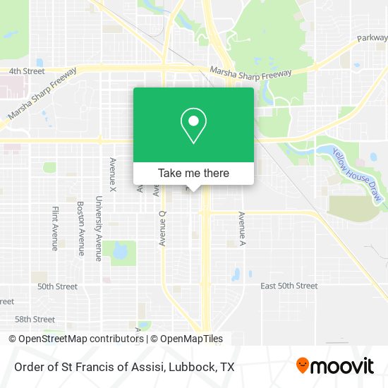 Order of St Francis of Assisi map
