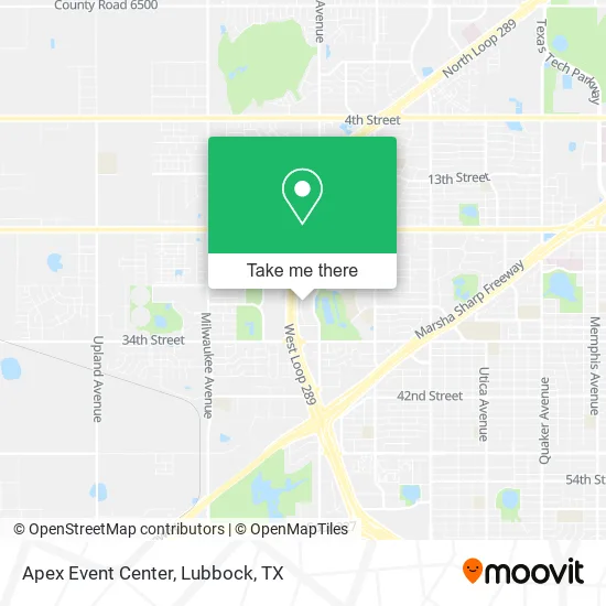 Mapa de Apex Event Center
