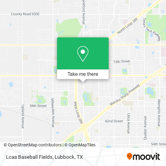 Mapa de Lcaa Baseball Fields