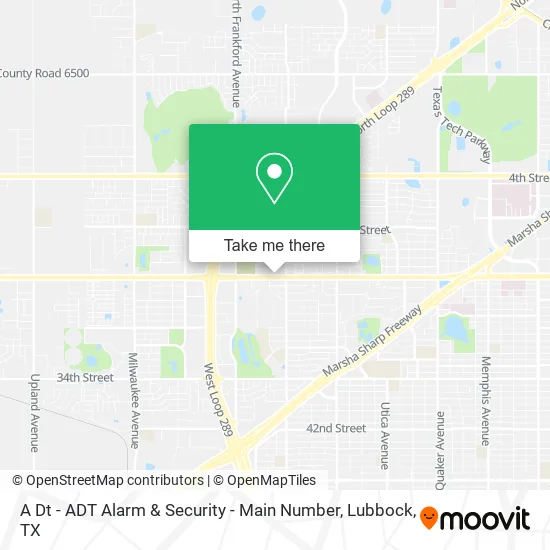 Mapa de A Dt - ADT Alarm & Security - Main Number