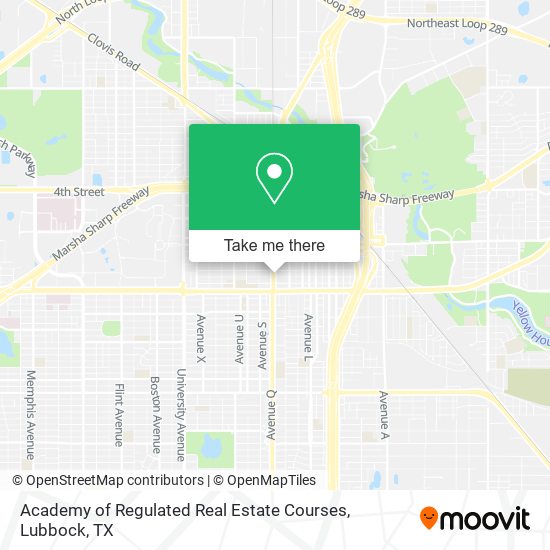 Academy of Regulated Real Estate Courses map