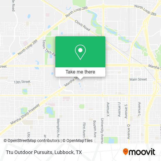 Ttu Outdoor Pursuits map