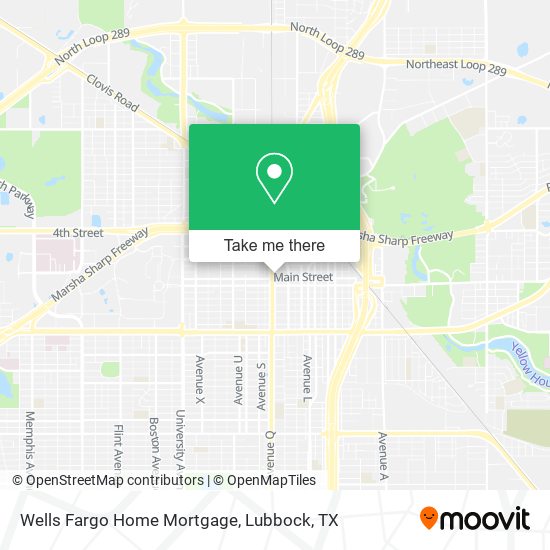 Mapa de Wells Fargo Home Mortgage