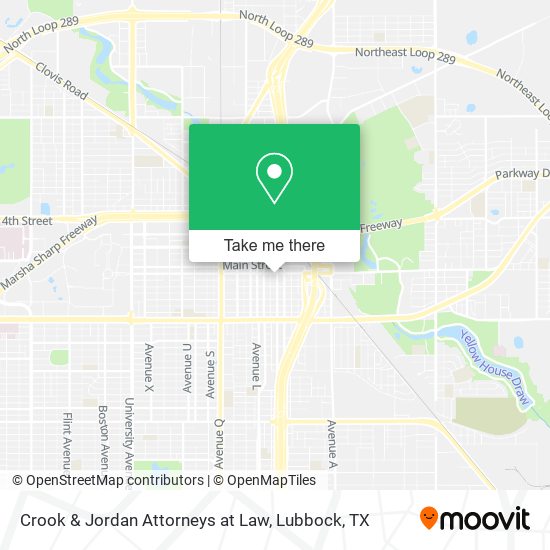Crook & Jordan Attorneys at Law map