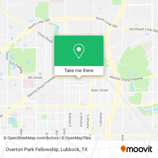 Overton Park Fellowship map