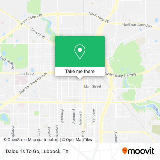Mapa de Daiquiris To Go