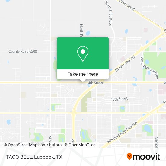 TACO BELL map