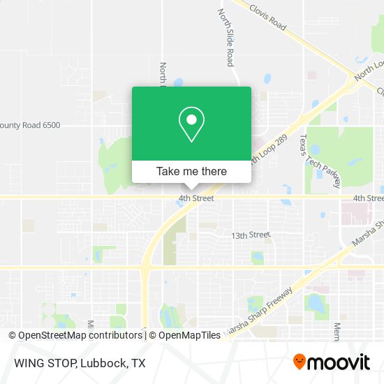 WING STOP map