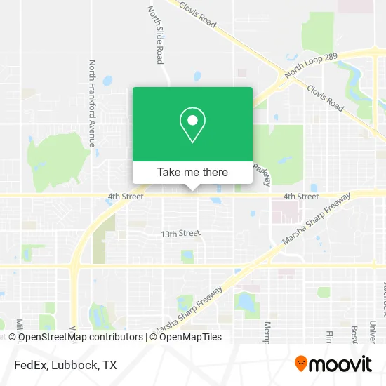 FedEx map