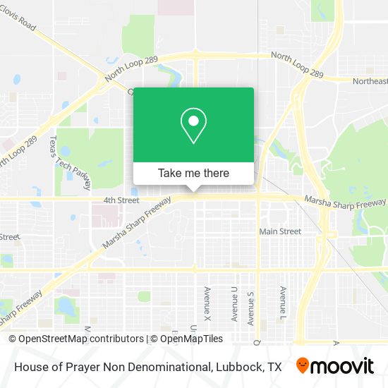 House of Prayer Non Denominational map
