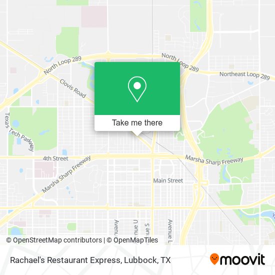 Rachael's Restaurant Express map