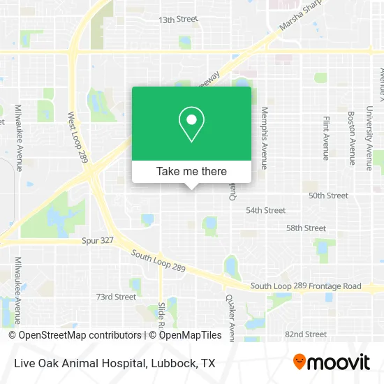 Live Oak Animal Hospital map