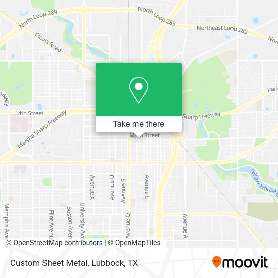 Custom Sheet Metal map