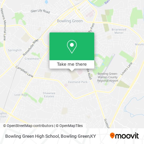 Bowling Green High School map