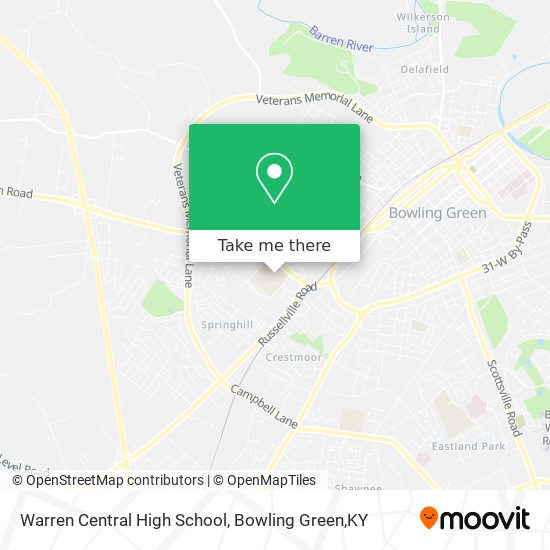 Mapa de Warren Central High School