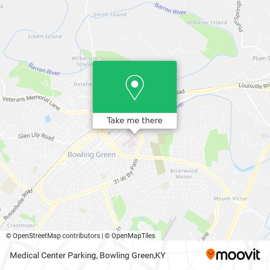 Medical Center Parking map
