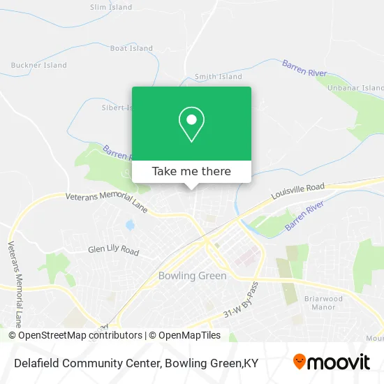 Delafield Community Center map