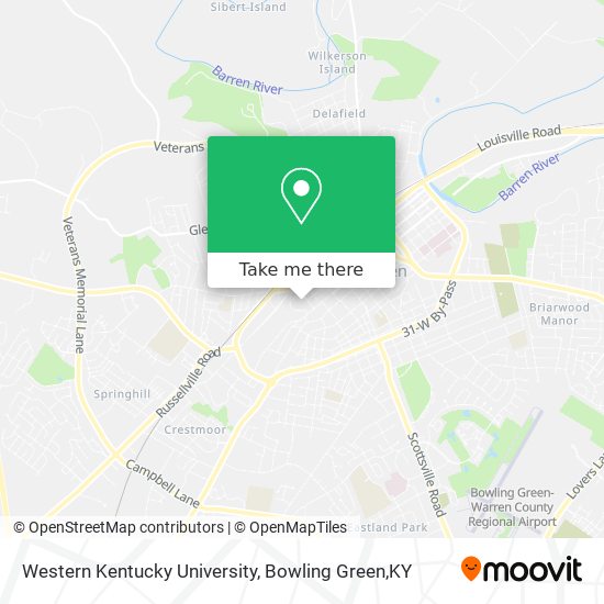 Western Kentucky University map