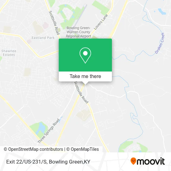 Mapa de Exit 22/US-231/S