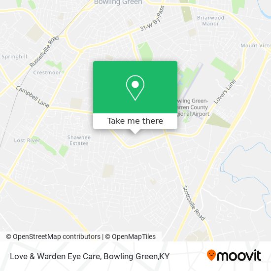 Love & Warden Eye Care map