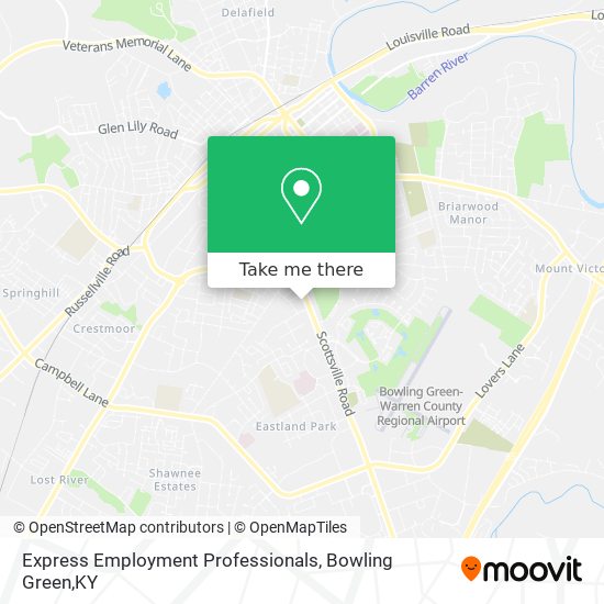 Express Employment Professionals map