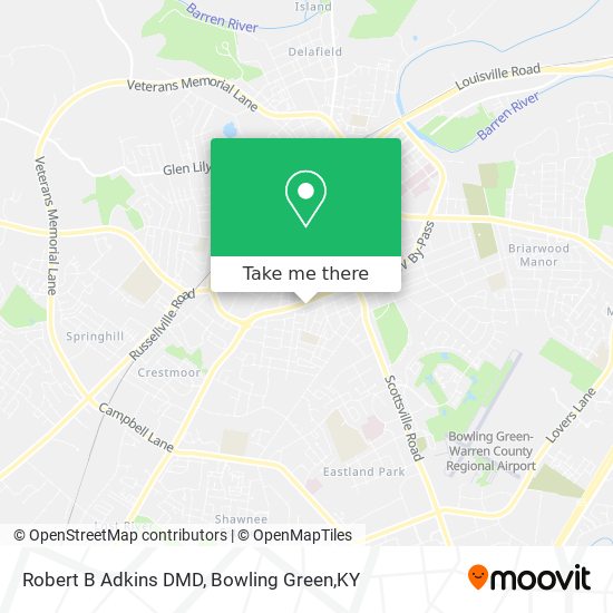 Robert B Adkins DMD map
