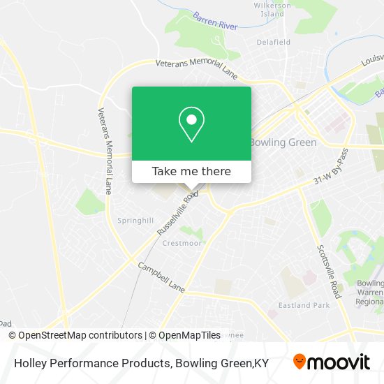 Holley Performance Products map