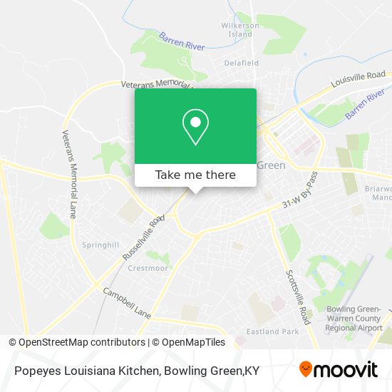 Mapa de Popeyes Louisiana Kitchen