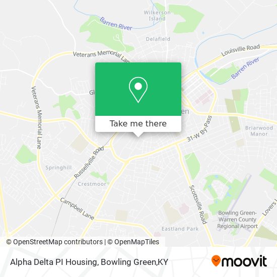 Alpha Delta PI Housing map