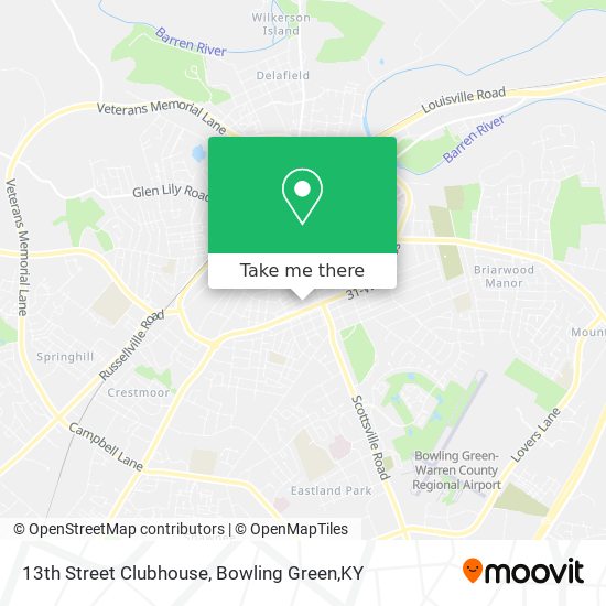 Mapa de 13th Street Clubhouse