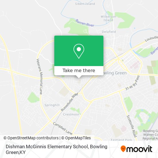 Dishman McGinnis Elementary School map