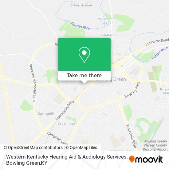 Mapa de Western Kentucky Hearing Aid & Audiology Services