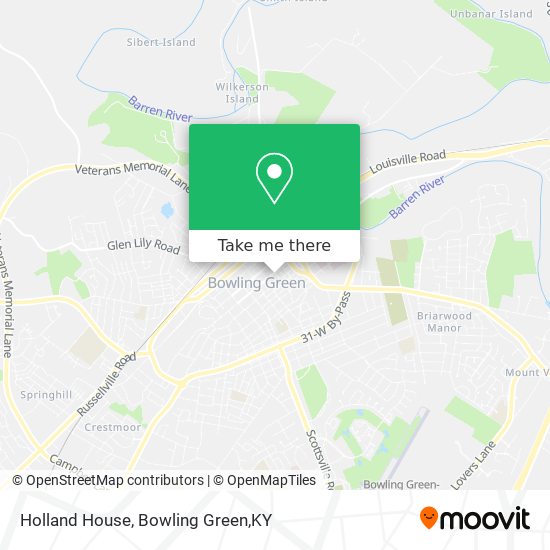 Holland House map
