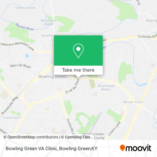 Bowling Green VA Clinic map