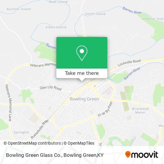 Mapa de Bowling Green Glass Co.