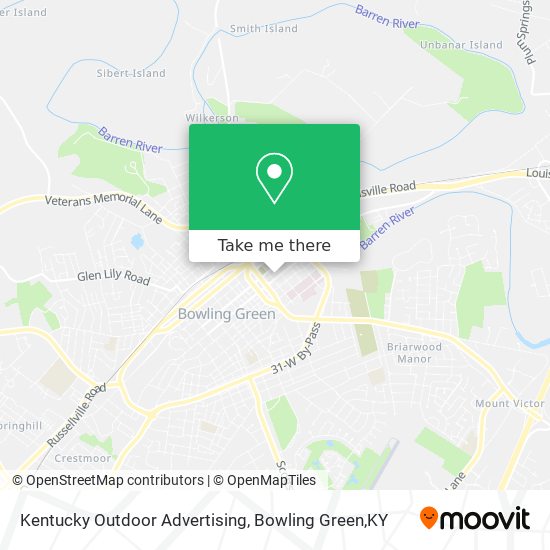 Mapa de Kentucky Outdoor Advertising