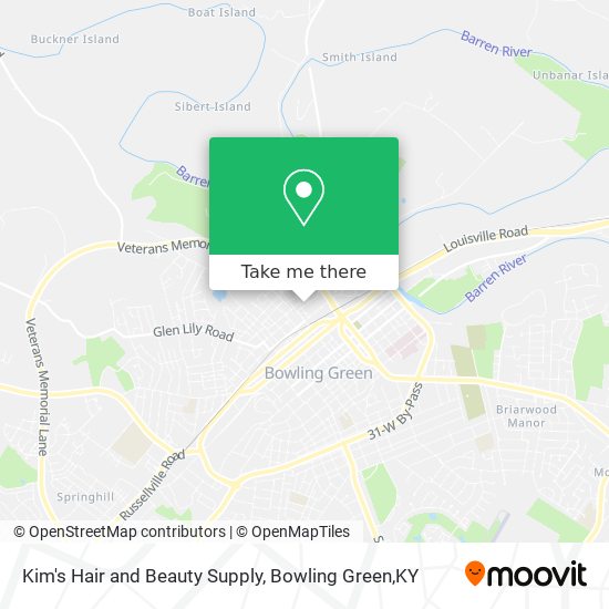 Mapa de Kim's Hair and Beauty Supply