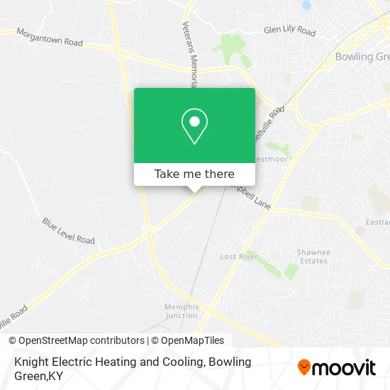 Knight Electric Heating and Cooling map