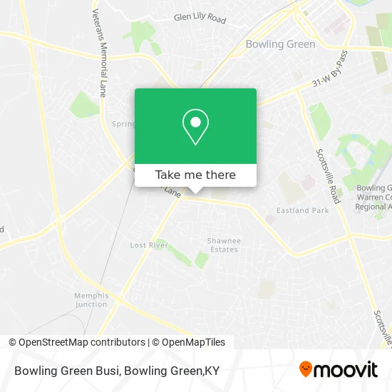 Bowling Green Busi map