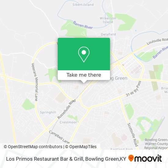 Los Primos Restaurant Bar & Grill map