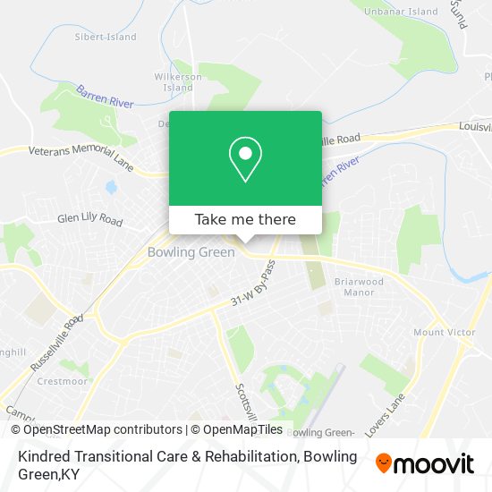 Kindred Transitional Care & Rehabilitation map