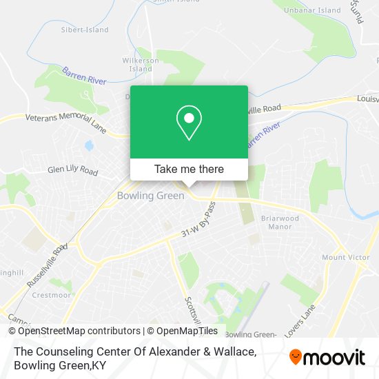 The Counseling Center Of Alexander & Wallace map