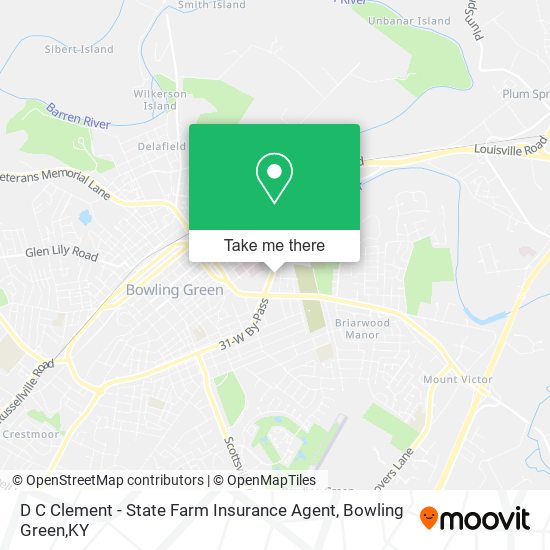 Mapa de D C Clement - State Farm Insurance Agent