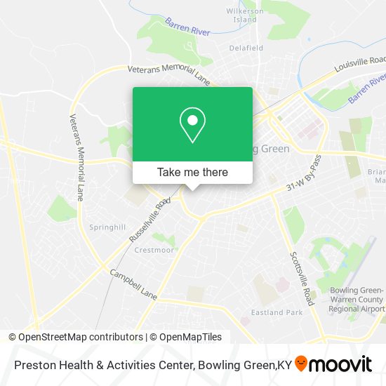 Preston Health & Activities Center map